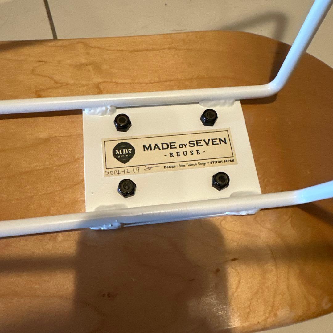 スケボー　デッキ　スツール　ラック　MADE BY SEVEN