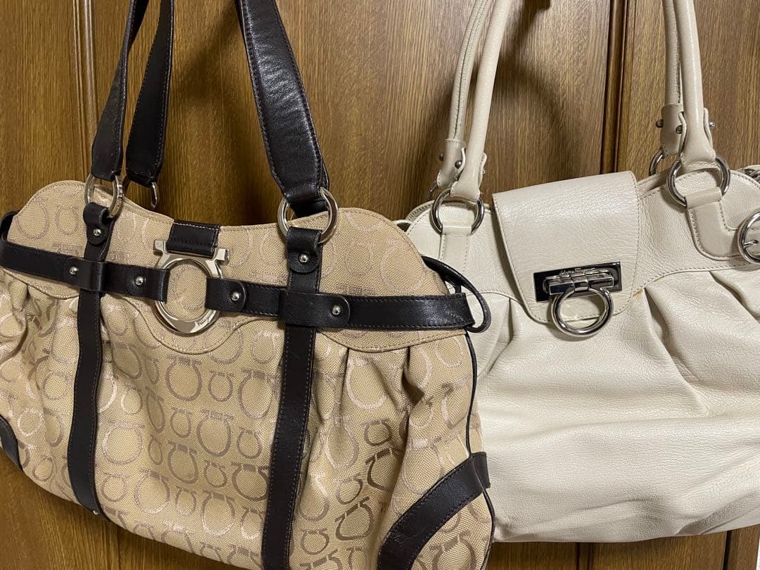 フェラガモ ハンドバッグ 2点セット ガンチーニ