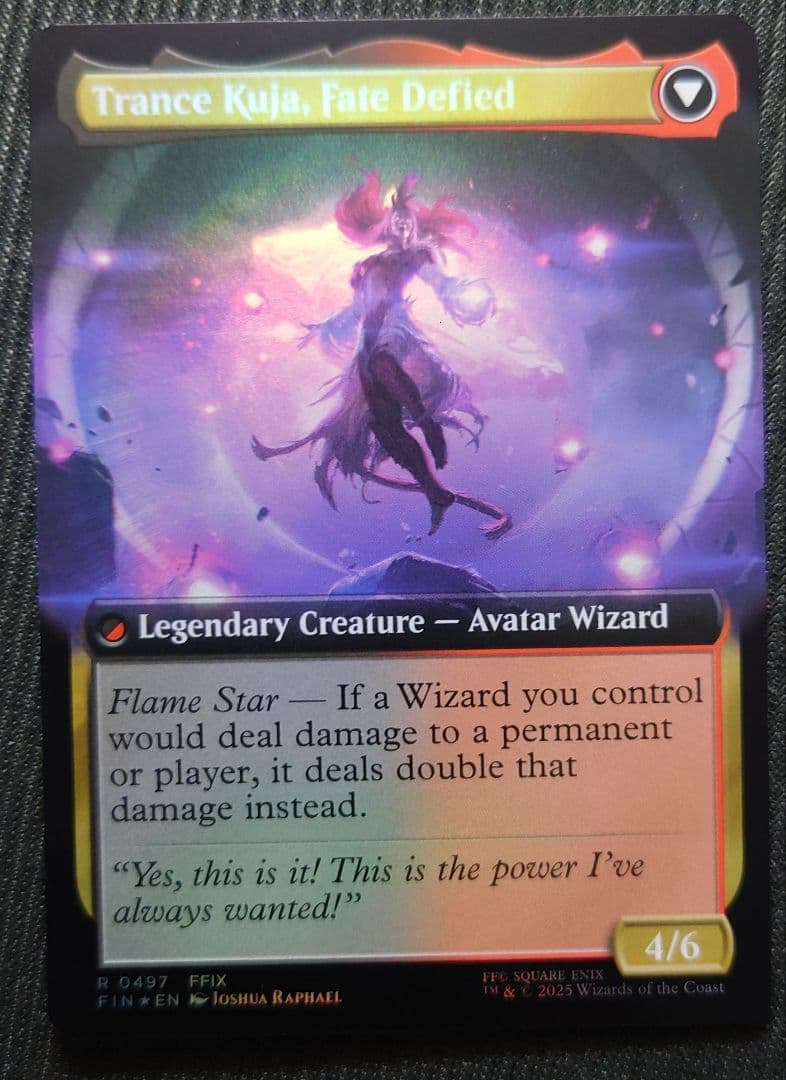 mtg 稀少 ジェノムの魔術師、クジャ バンドル限定 拡張 FOIL