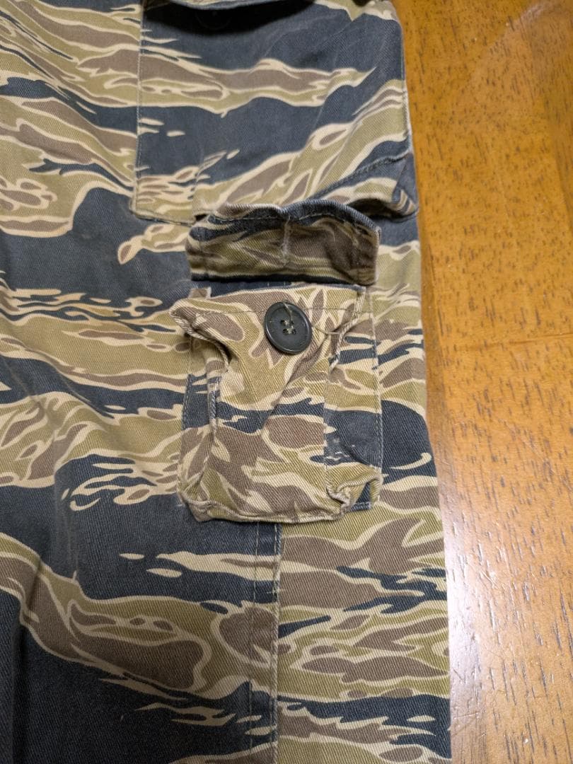 タイガーストライプ迷彩服上下セット