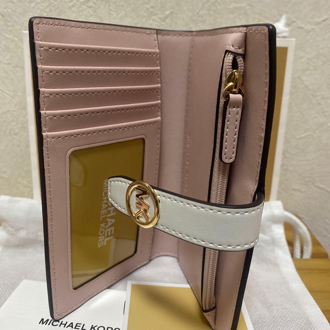 MICHAEL KORS ピンク 二つ折り財布