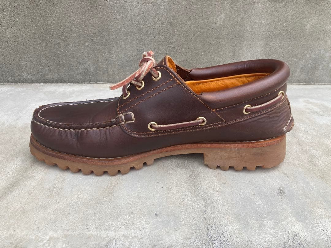 【美品】Timberland 3-Eye Classic Lug ブラウン