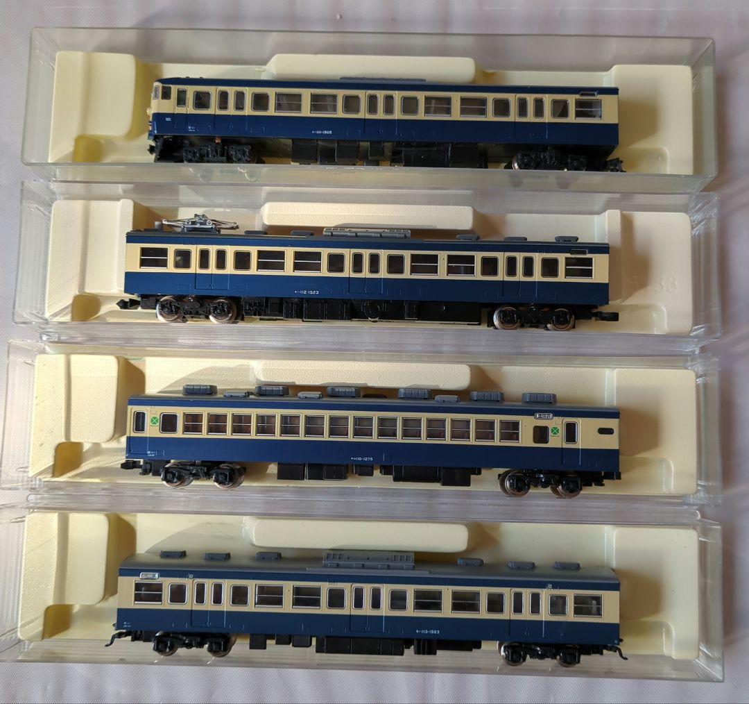 KATO、TOMIX製のNゲージ 横須賀色 鉄道模型 4両セット