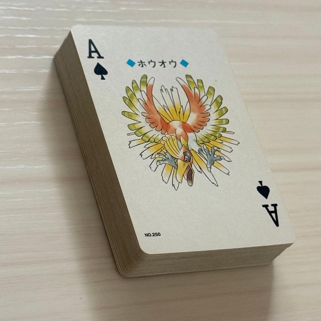 A*迎様 ポケモントランプ 金　ホウオウデザイン 1999年製