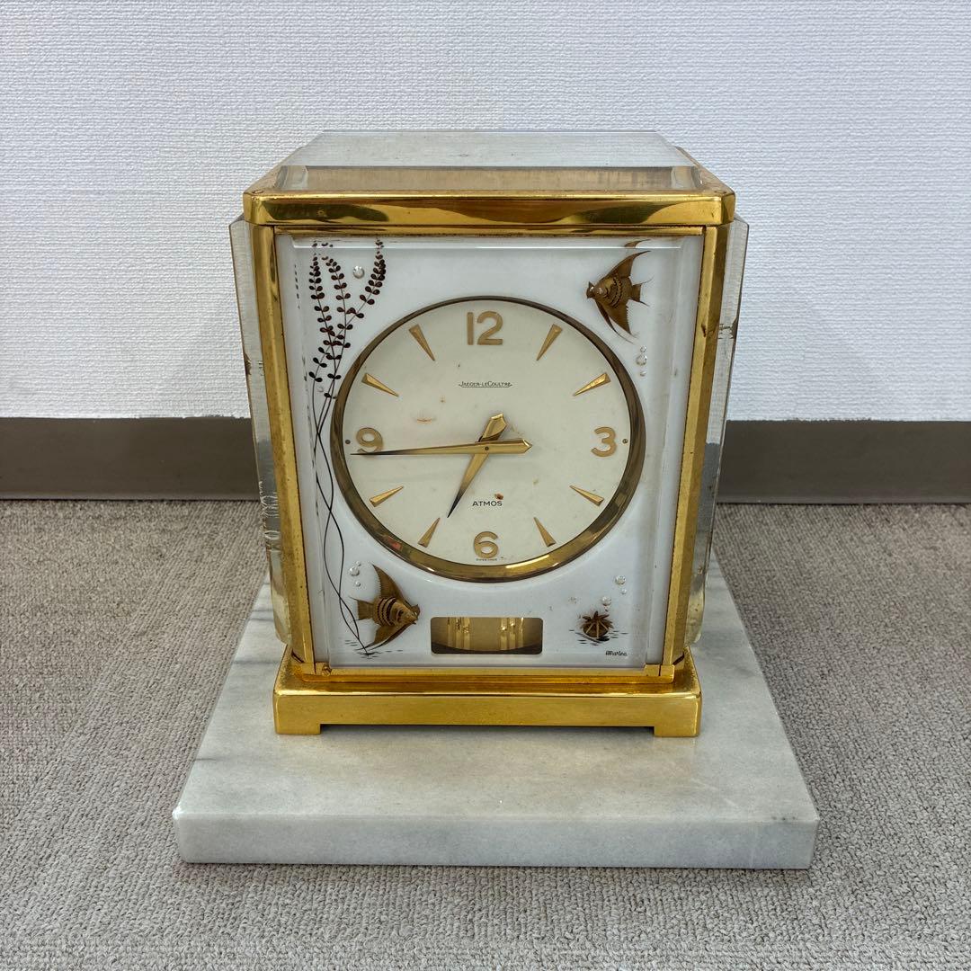 空気置時計　ジャガー・ルクルト　アトモス　台座付き