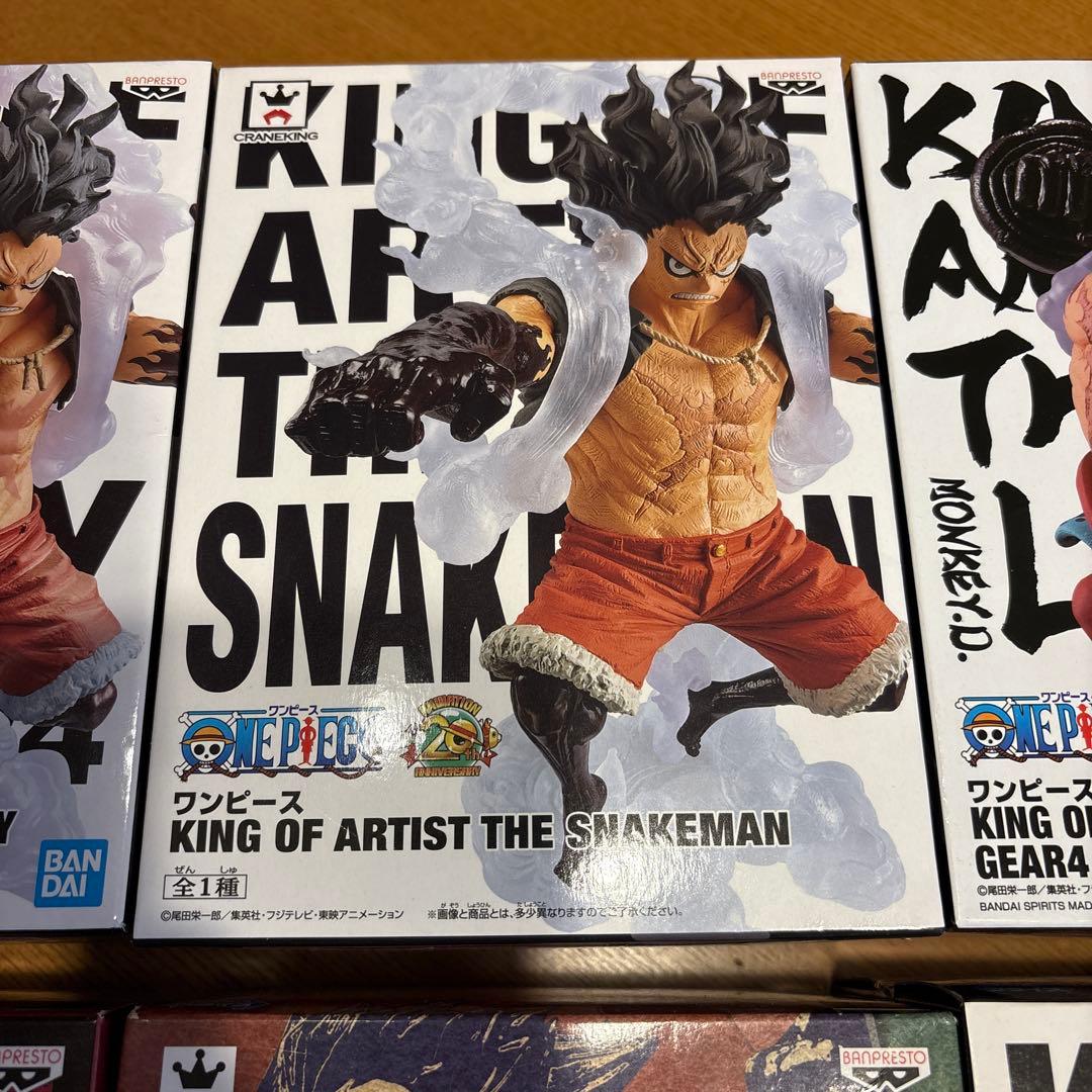 ワンピース 人気のギア4フィギュア 6種 新品未開封セット‼️