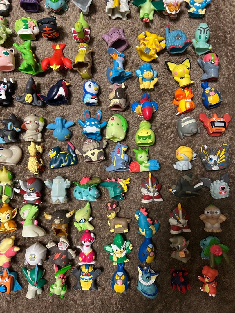 ポケモン 指人形 ソフビ フィギュア ポケモンキッズ　128個　おまけ付き