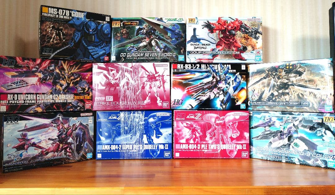 ガンプラセット 未開封未組み立て品　9体セットまとめ売り!