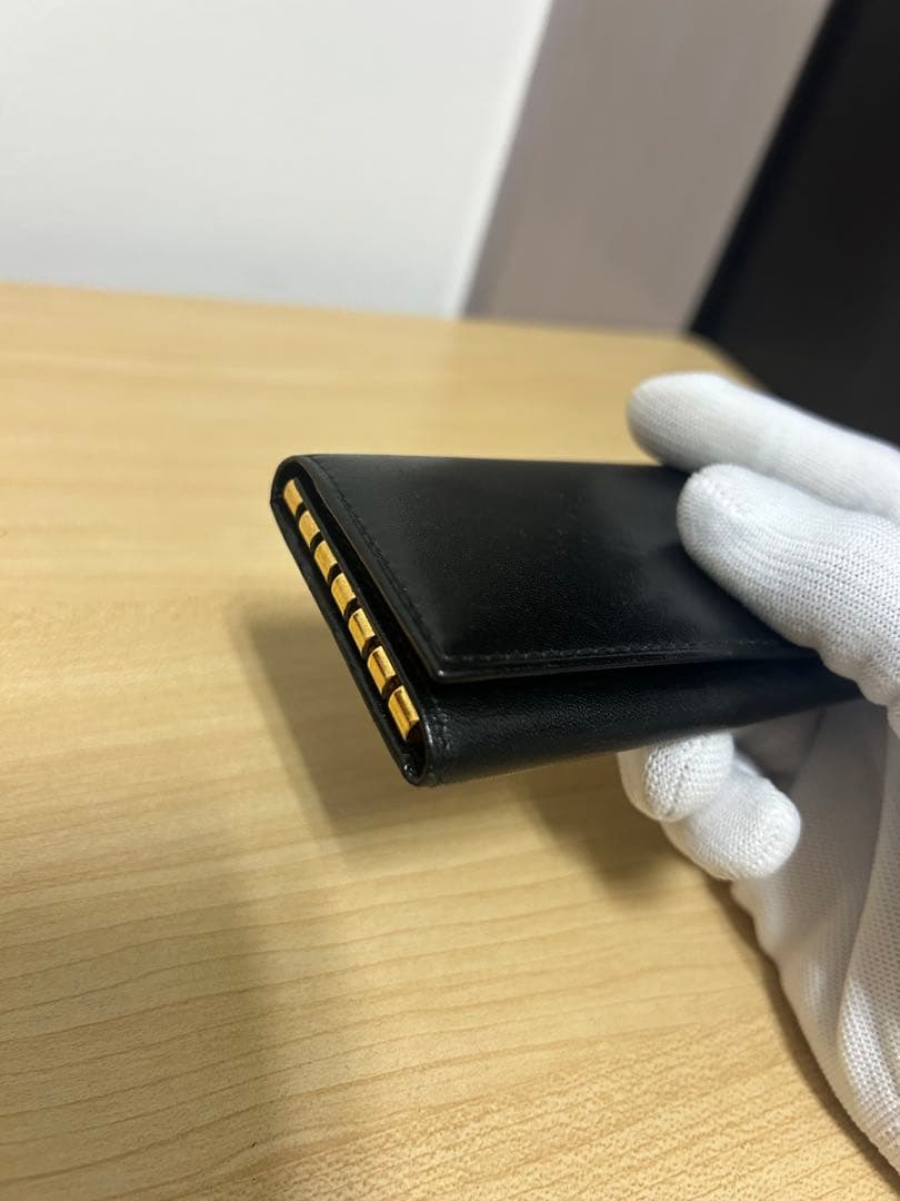 Cartier 黒 レザー キーケース