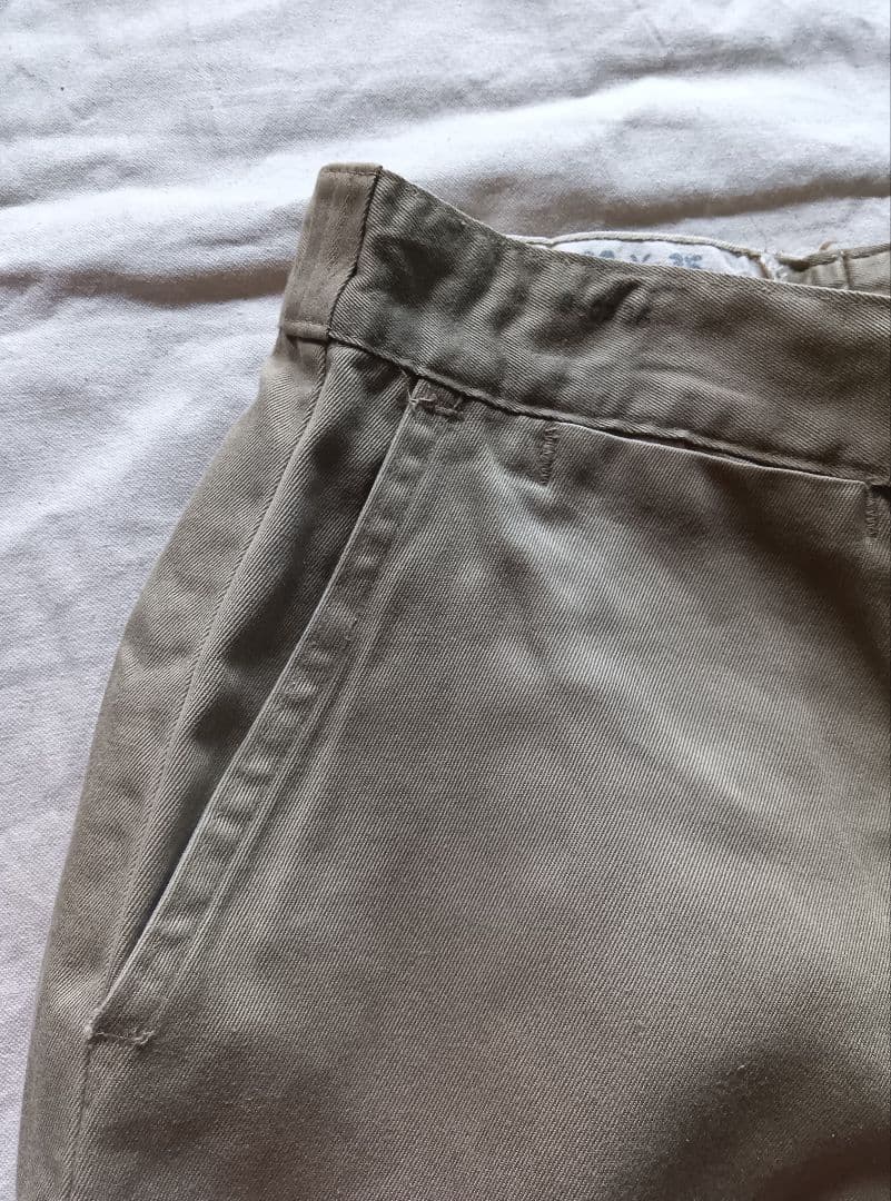 50s ビンテージ US.ARMY M-52 W32 カーキチノ 米軍