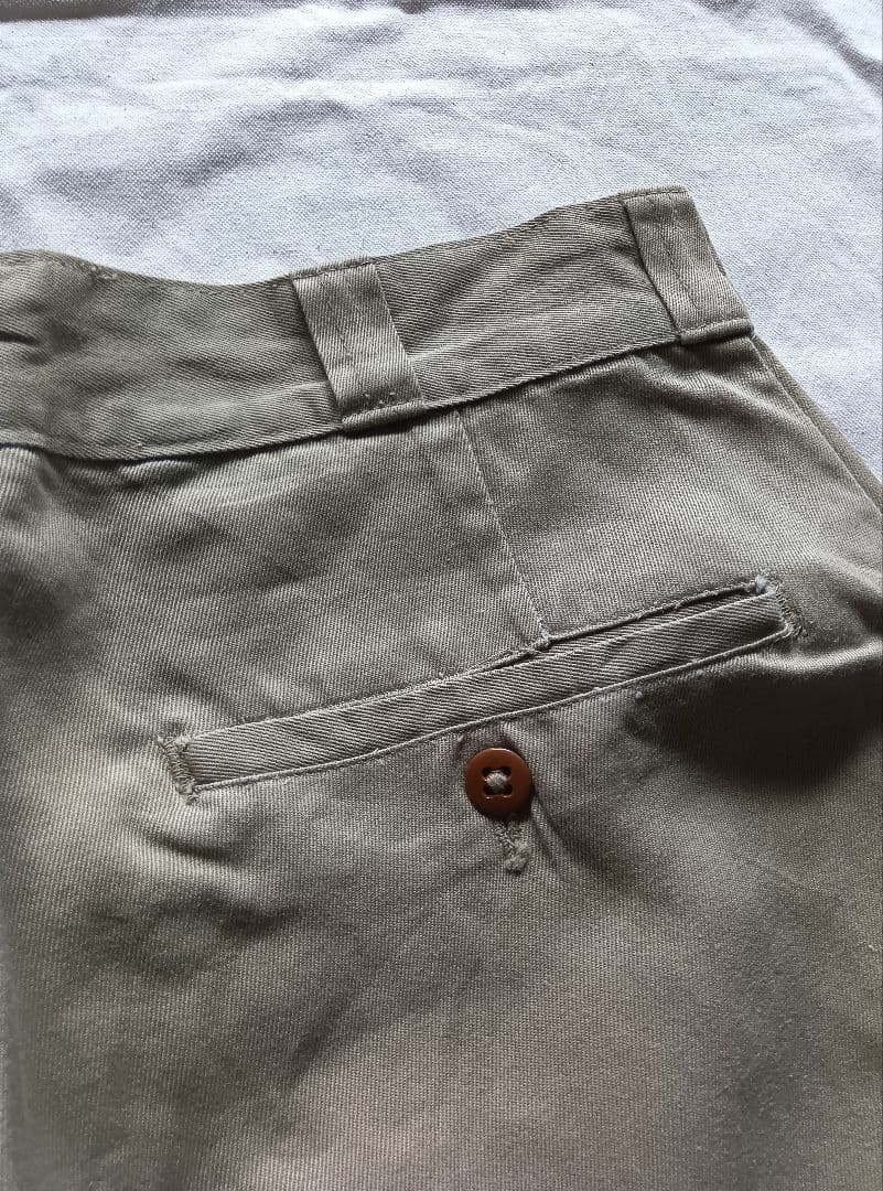 50s ビンテージ US.ARMY M-52 W32 カーキチノ 米軍