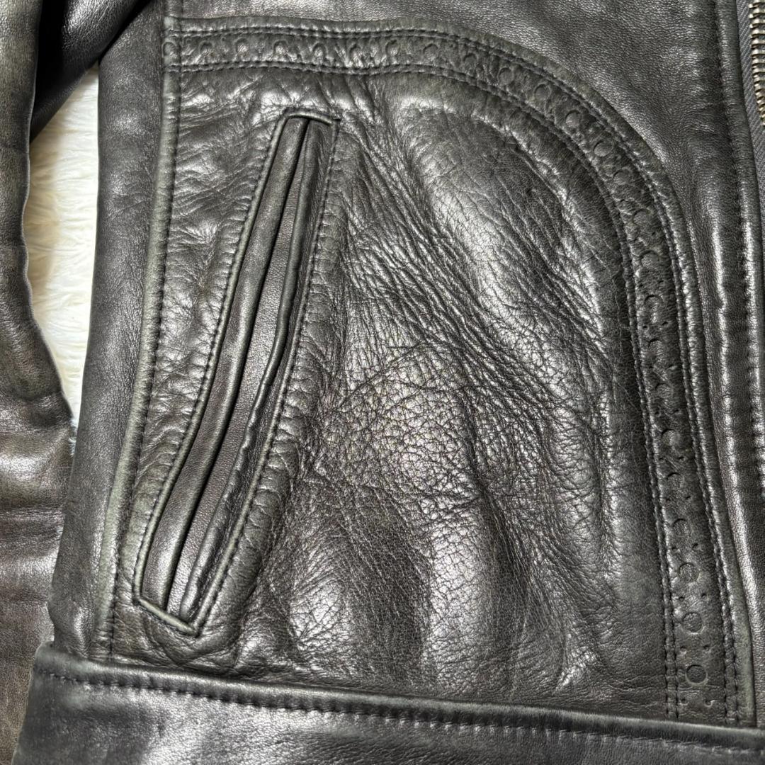 ジョンブル JOHNBULL ホースハイド シングルライダース M