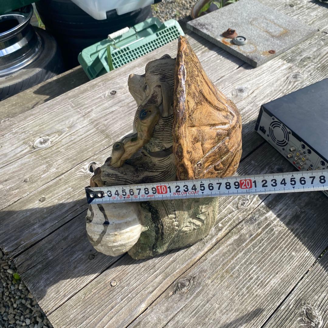 狸の陶器置物 約40cm 信楽焼