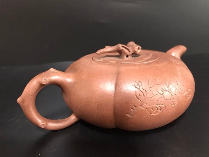 朱泥急須 民国時代 雲山呉製 （順根）