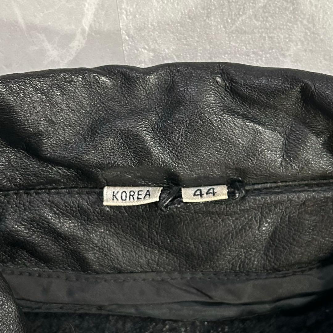 90s Wilsons レザー ドリズラージャケット スウィングトップ 短丈 黒