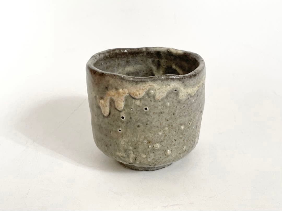 陶芸家　辻清明　唐津　筒向付　湯呑　角向付　箱なし