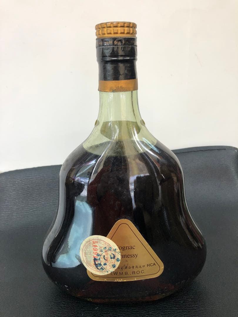 s-111 Hennessy ヘネシー　金キャップ　グリーン　XO コニャック