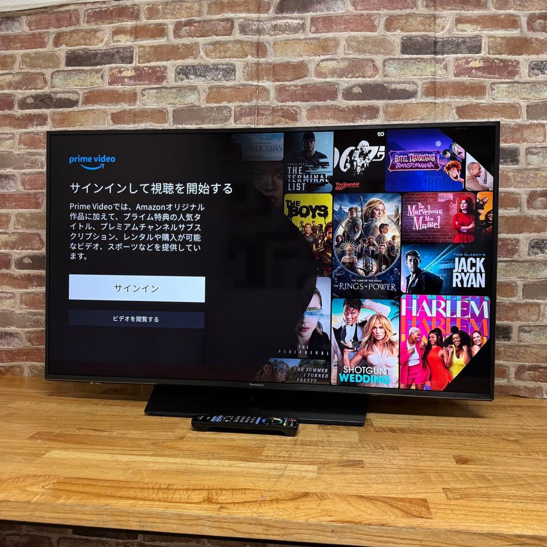 パナソニック 43V型 4K 液晶テレビ スマートビエラ TH-43HX850