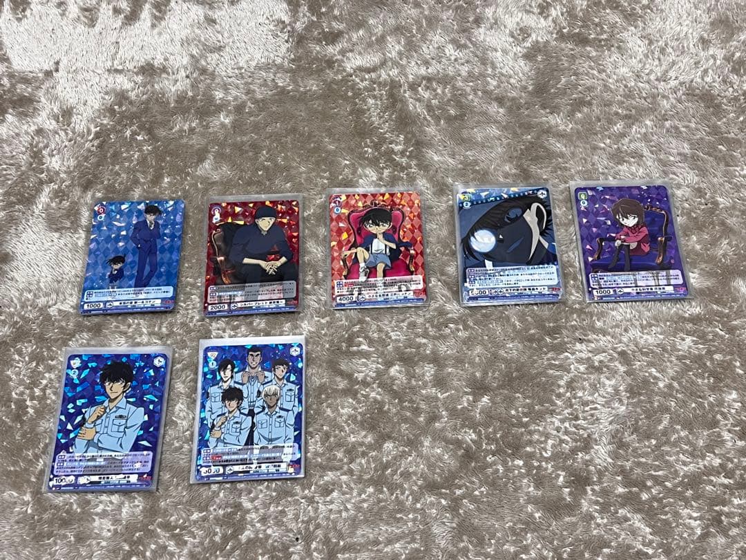 名探偵コナン ヴァイスシュヴァルツ 【Wレア 7種類セット】