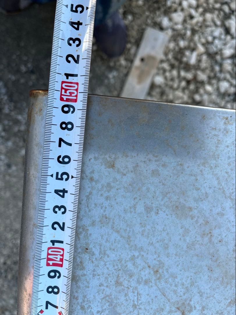 業務用　ステンレス製　キャビネット？作業台？調理台？