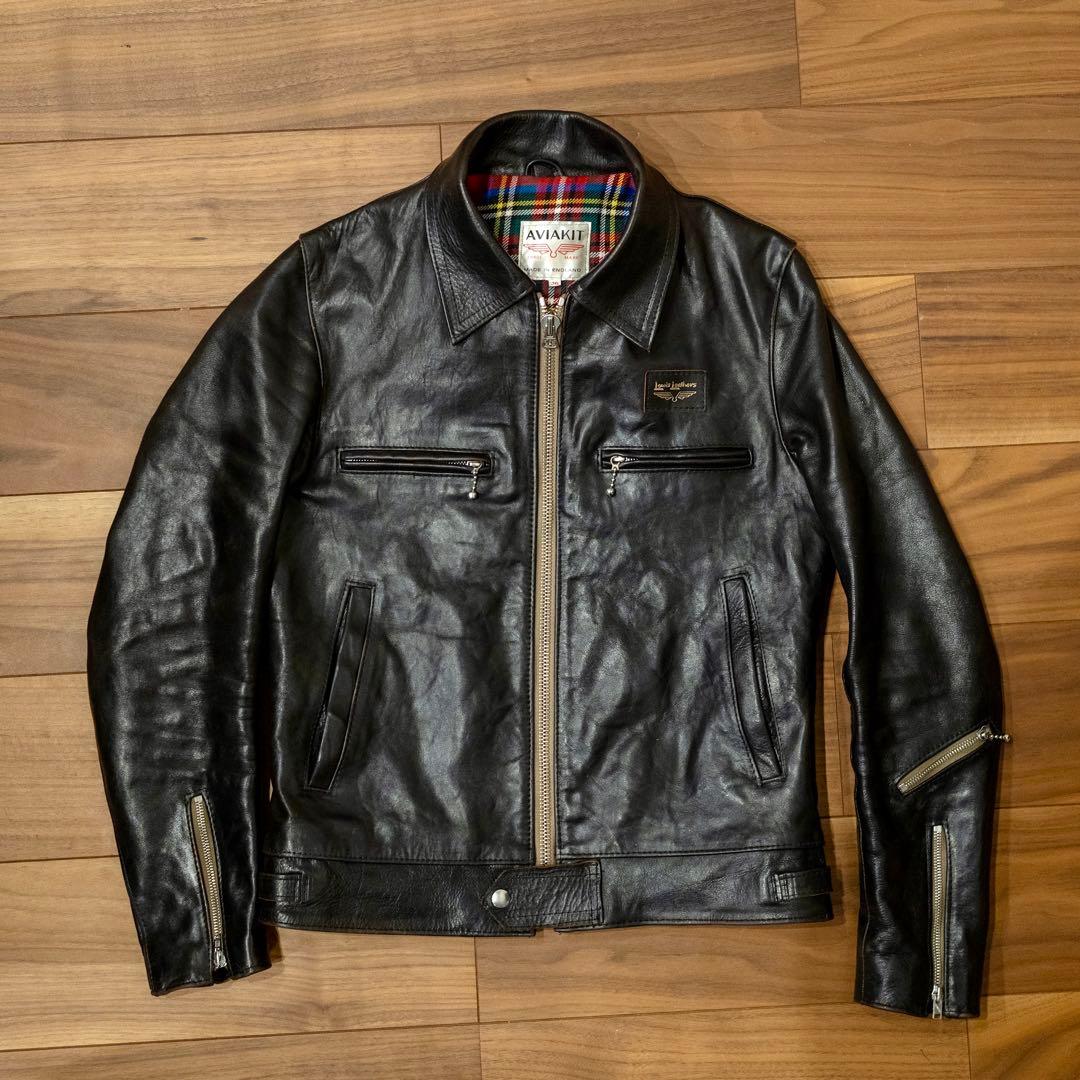 ルイスレザー ドミネーター ベジカウ(茶芯) size:36