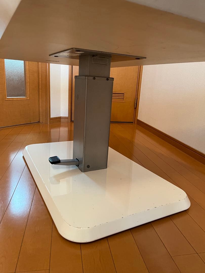YOU　ニトリ　昇降テーブル　ホワイト　インテリア　120×75