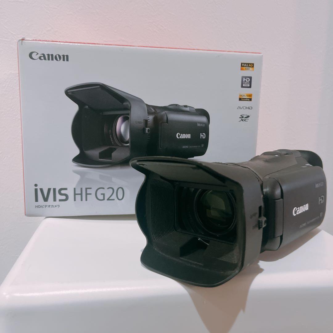 Canon iVIS HF G20 ビデオカメラ 本体・ケース・三脚 すぐ使える
