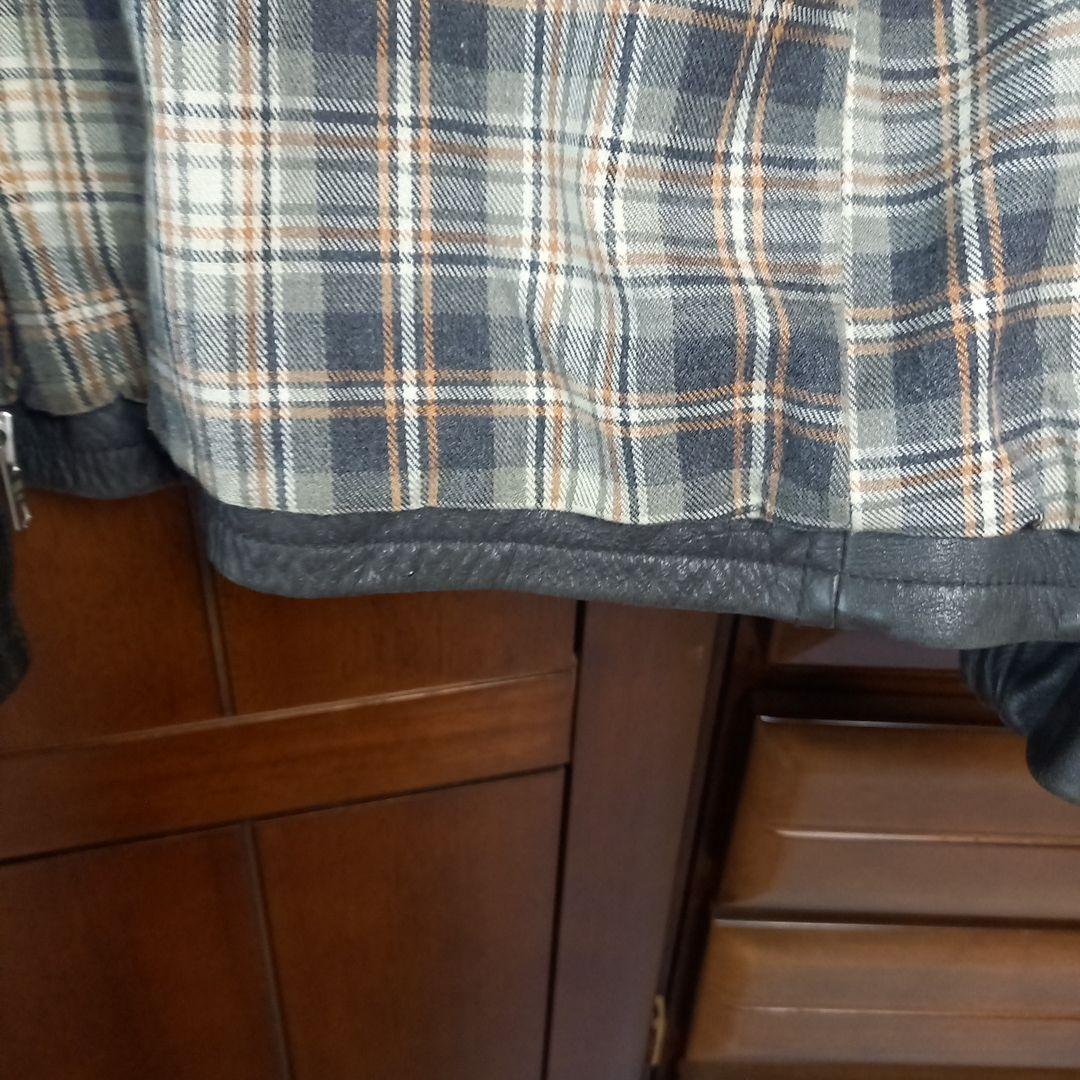 Schott ブラックレザーライダースジャケット M