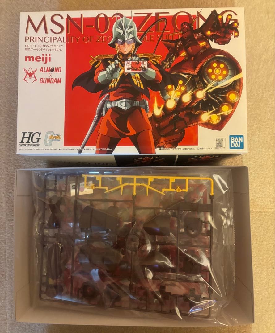 明治アーモンドチョコレートキャンペーン　HG νガンダム&ジオング　セット