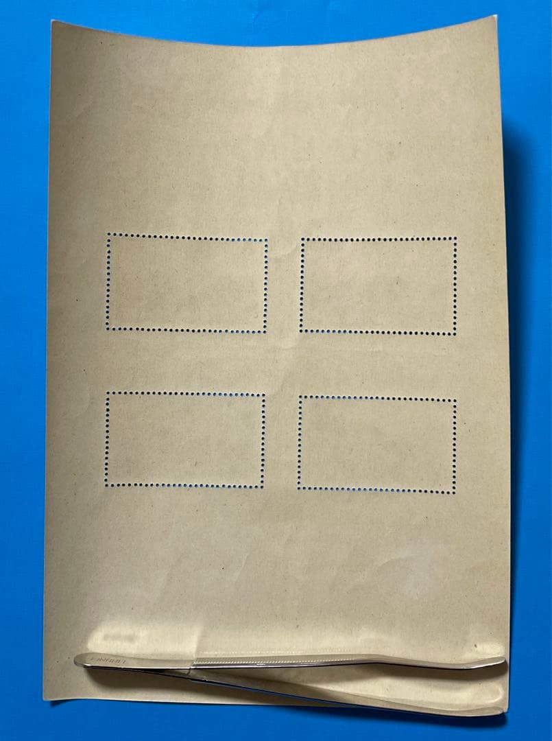 第1次国立公園小型シート2枚（ 台湾次高タロコ、大屯・新高阿里山）(タトウ付き)