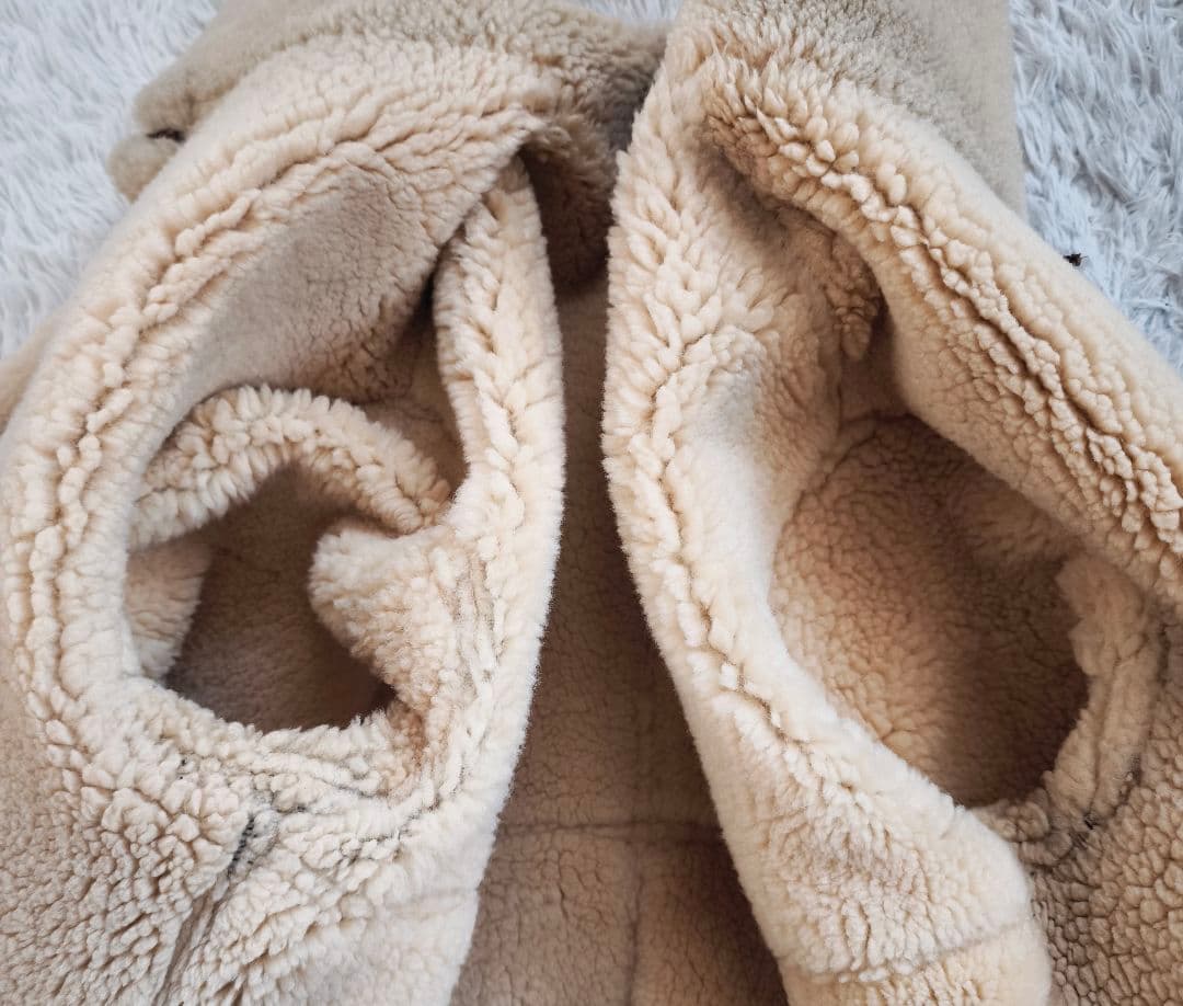 【訳あり 激レア】アビレックス ムートンジャケット B3 本革 裏地ボア M