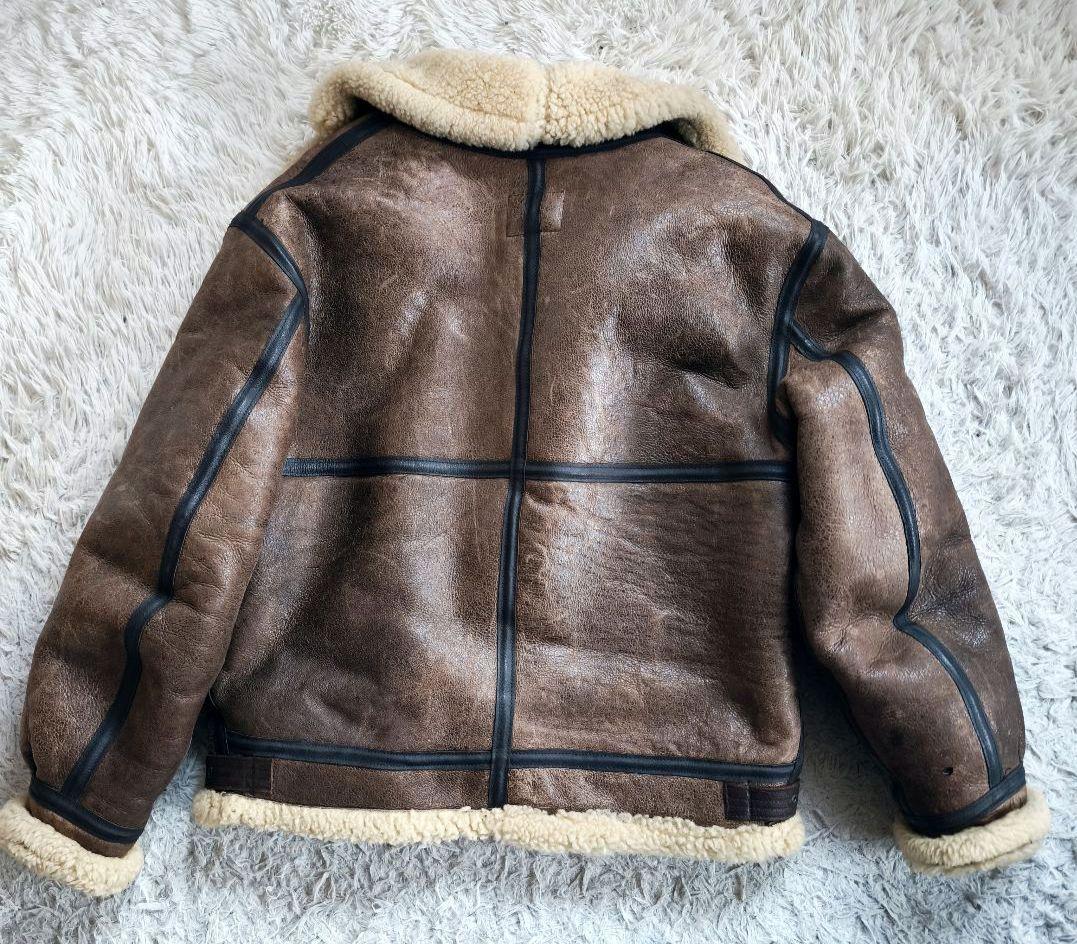 【訳あり 激レア】アビレックス ムートンジャケット B3 本革 裏地ボア M