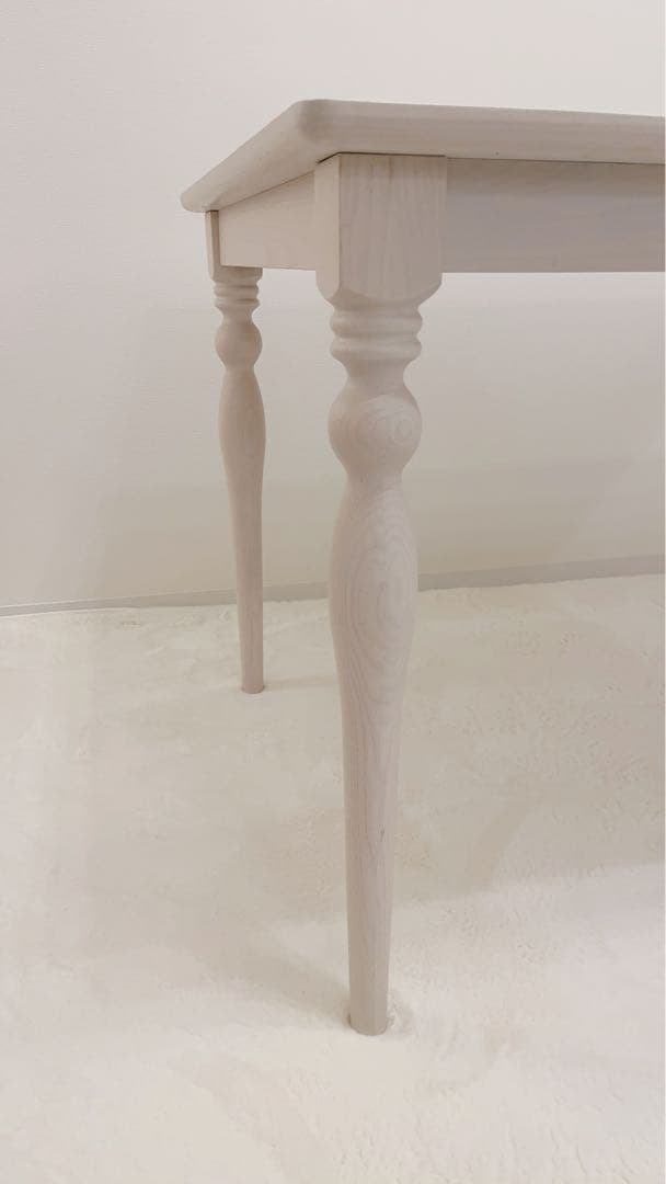 Francfranc アルパ ダイニングテーブル w1300 ホワイト