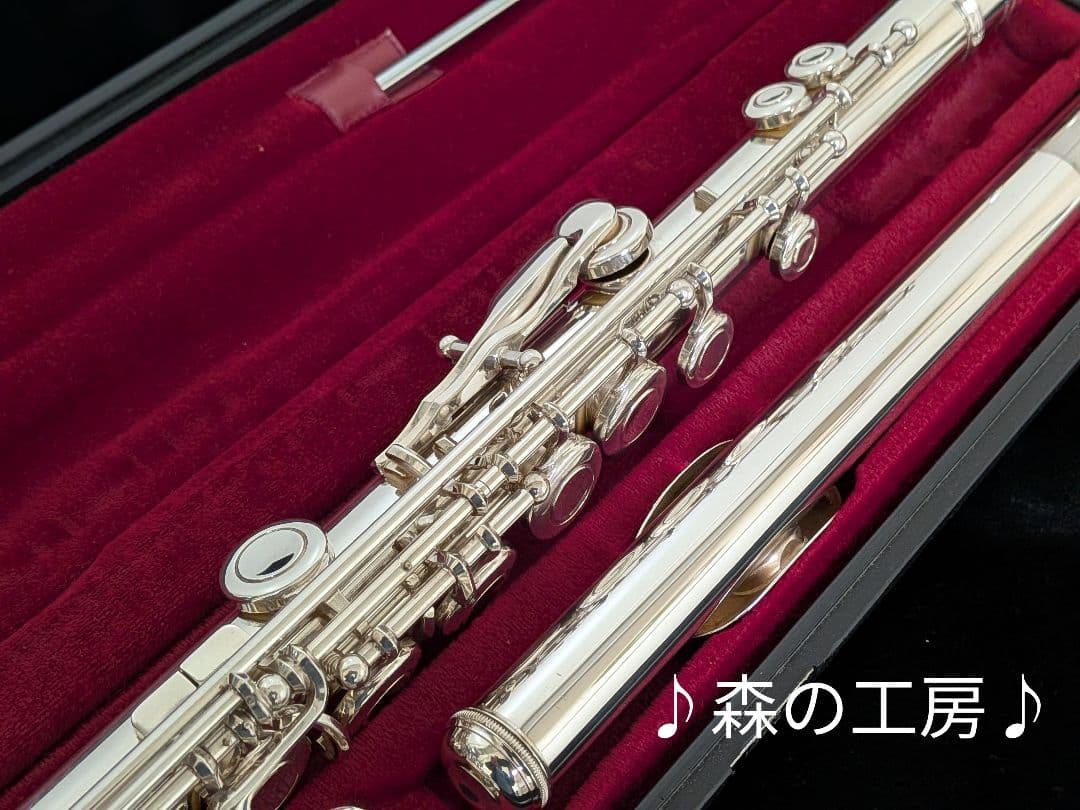 中古フルート専門店‼️部活応援‼️銀メッキヤマハフルート YFL211S Eメカ