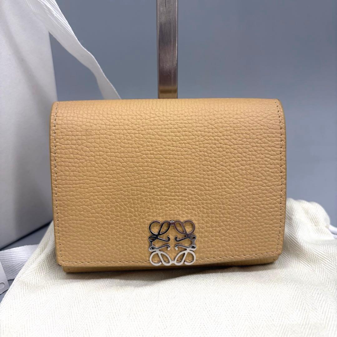 付属品付き✨ロエベ　トライフォールドウォレット　アナグラム