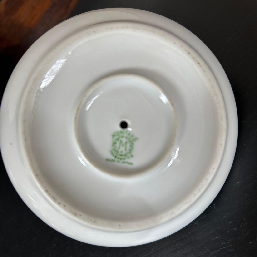 オールドノリタケ　アールデコレディ ラスター彩　ピントレー　小物入れ