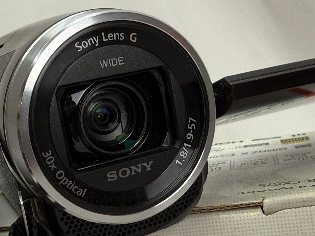 SONY ビデオカメラ HDR-CX675 32GB 内臓 ボルドー ケース付き