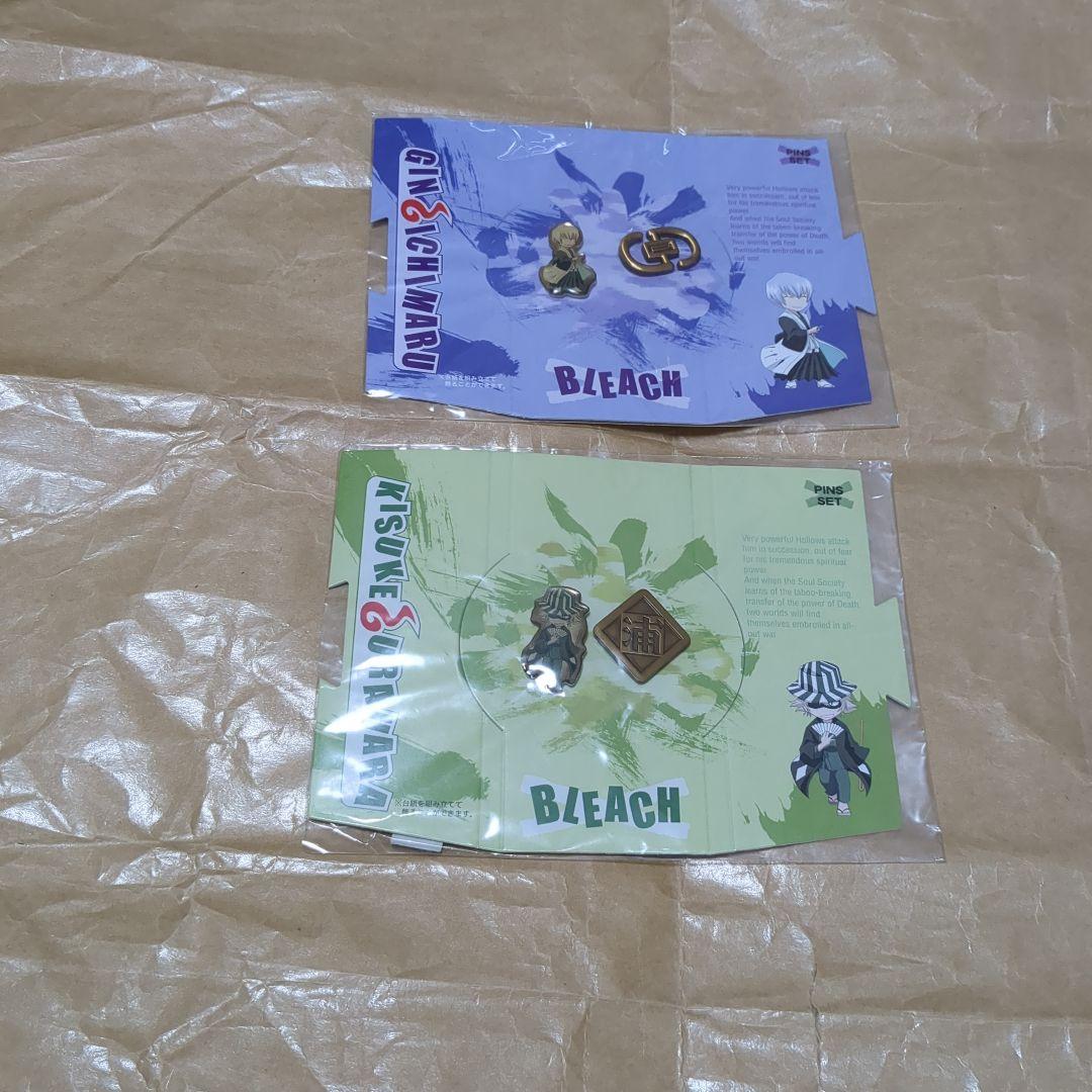 BLEACH　グッズ　BLEACH　ピンズセット　浦原喜助　グッズ　市丸ギン