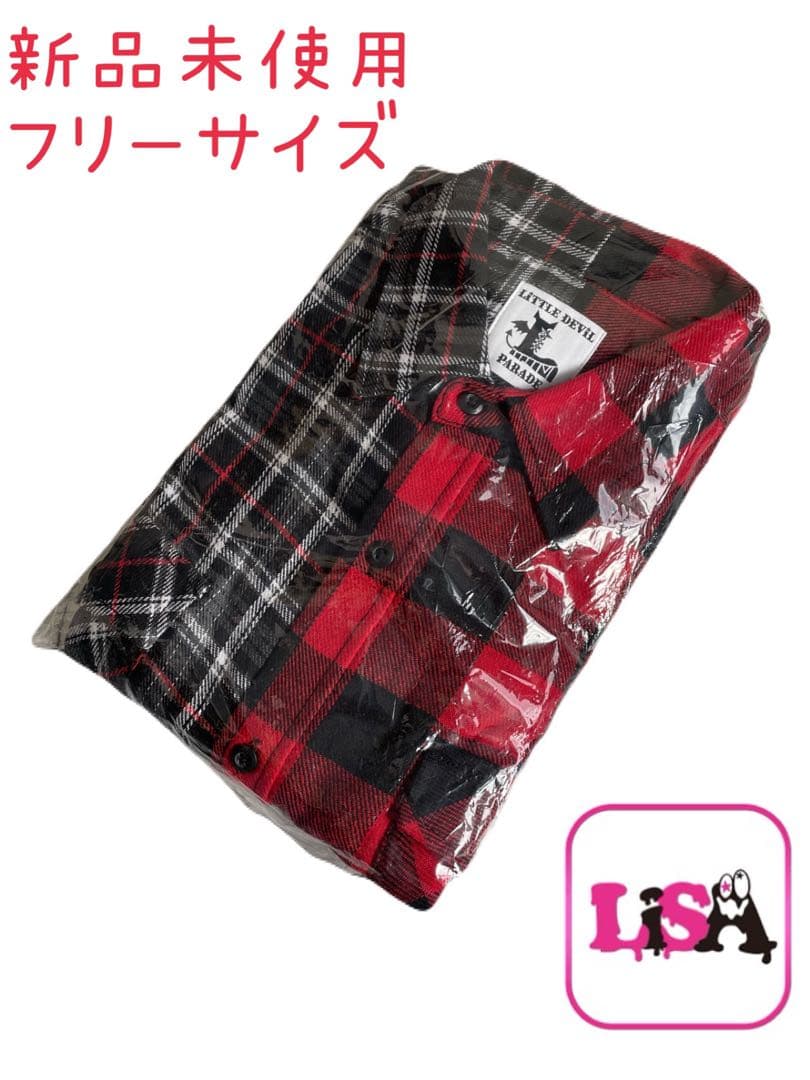新品未使用LiSA LiTTLE DEViL PARADE ドッキングネルシャツ