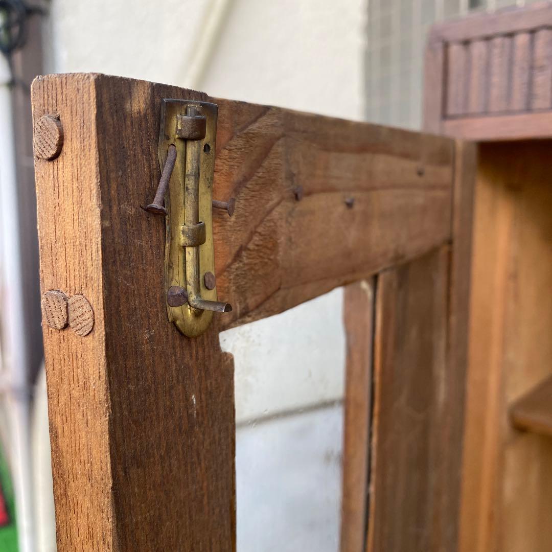 大正 昭和初期 時代物 本棚 食器棚 古家具 骨董品 店舗什器 インテリア