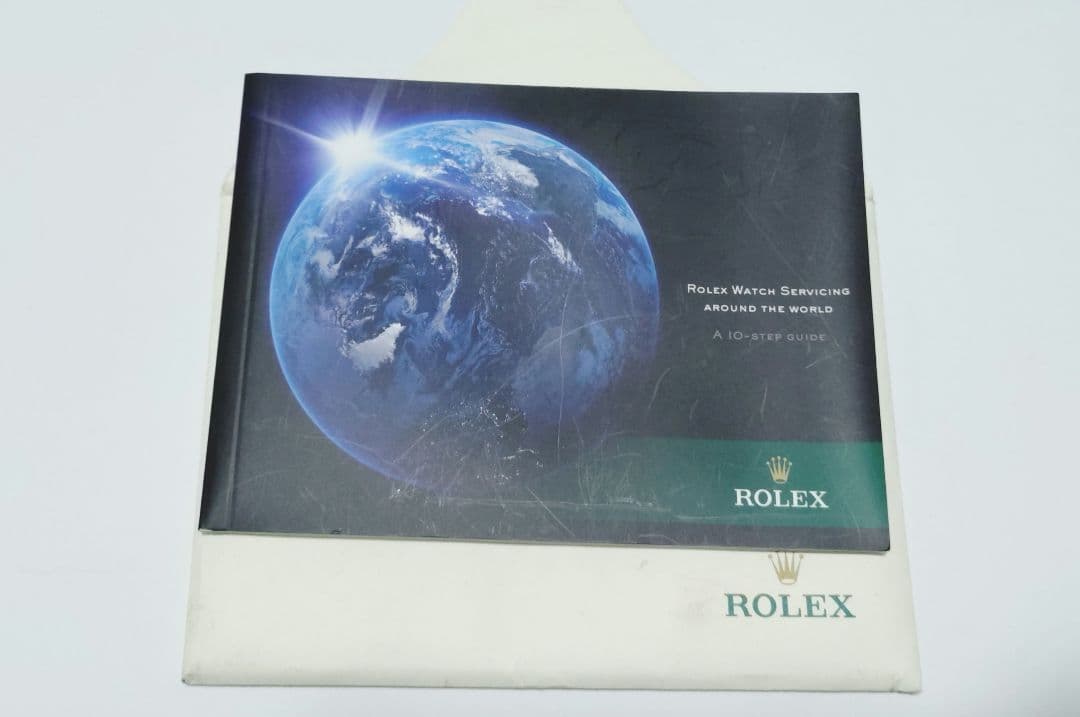 ロレックス　ノベルティ　メモ帳　サービスセンター案内込