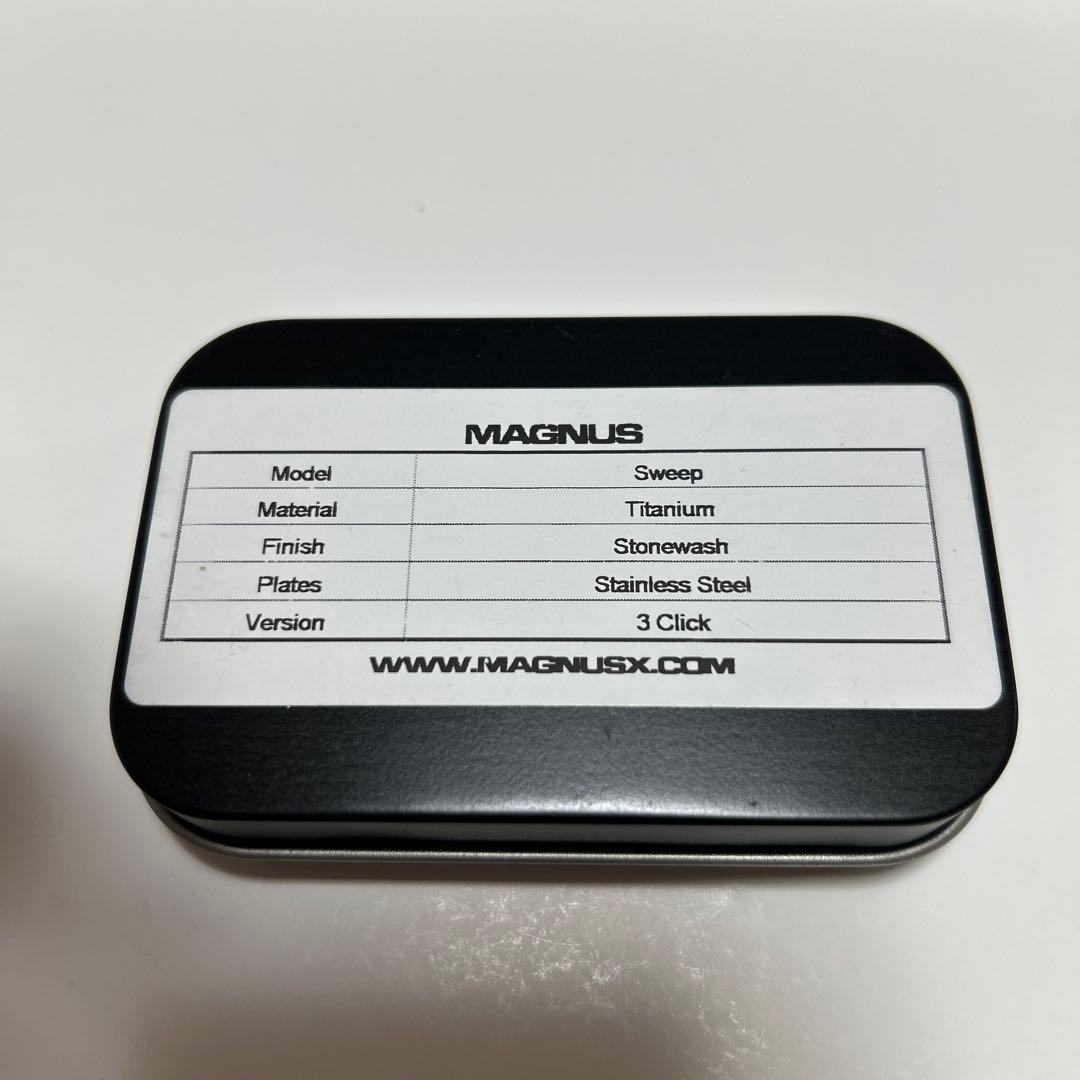 MAGNUS Sweep Titanium Stonewash フィジェット