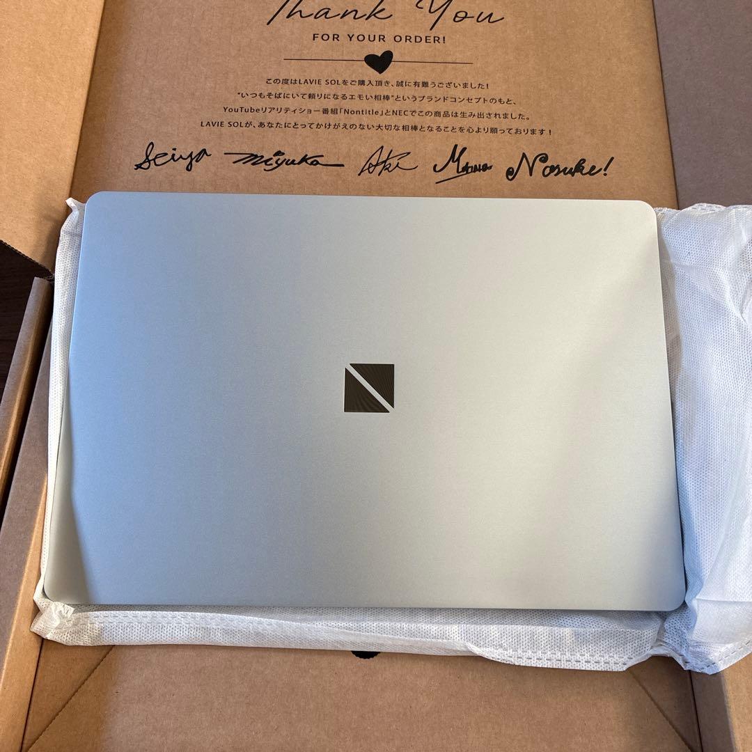 【新品未使用】LAVIE SOL S1355/JAS-J プラチナシルバー