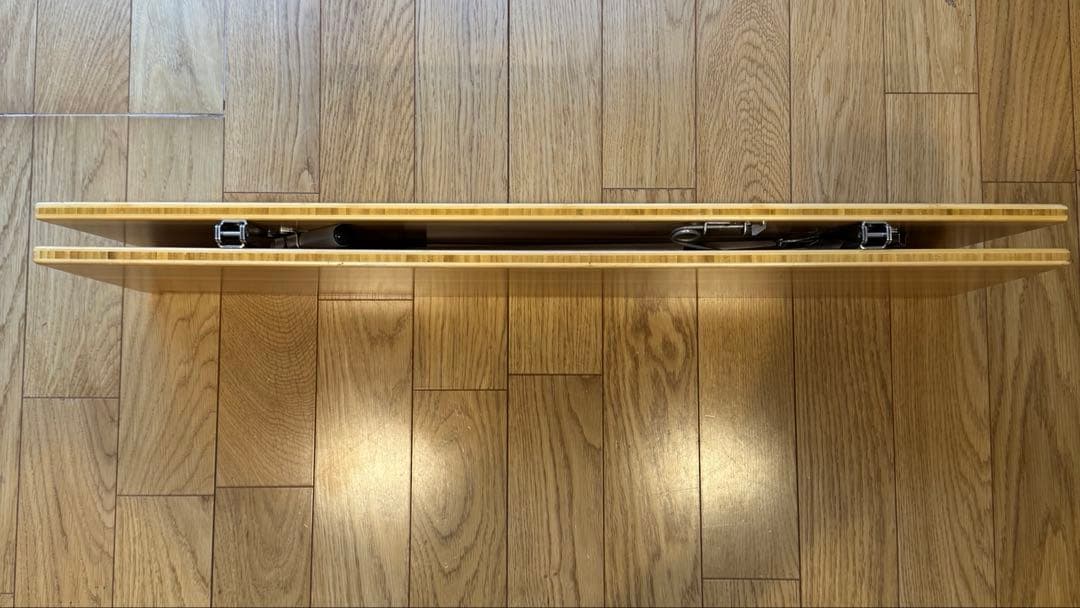 【ジャンク品】スノーピーク ワンアクションローテーブル竹LV-100T