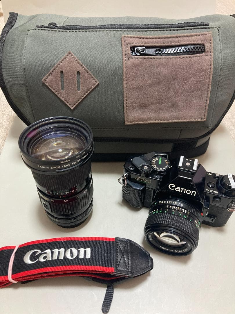 Canon AE-1 Program レンズ2本 + カメラバッグセット