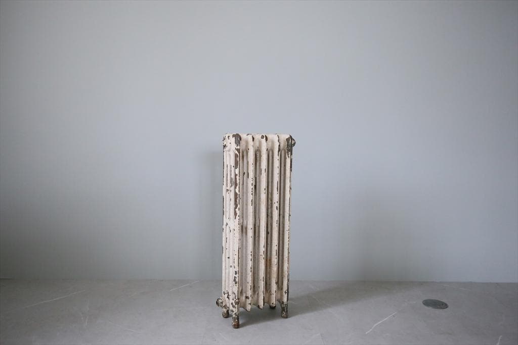 フランスアンティーク鉄製5連ラジエター/暖房オブジェ/ディスプレイ(81-178