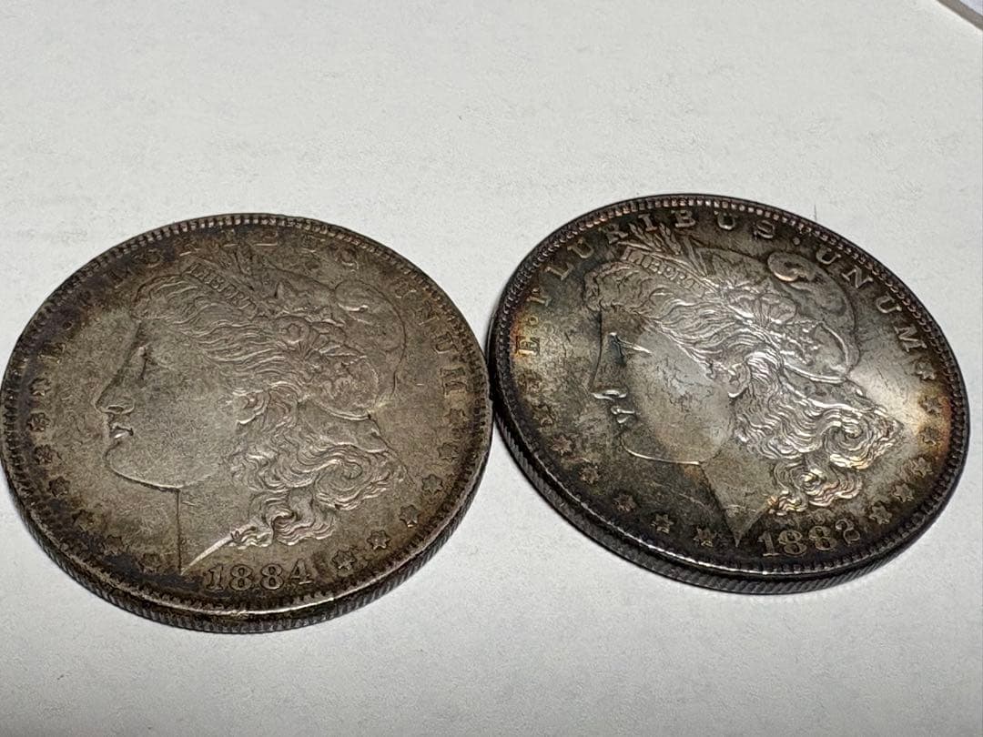 イドレ！希少　アメリカ　モルガンダラー　1ドル銀貨　1882年のみ