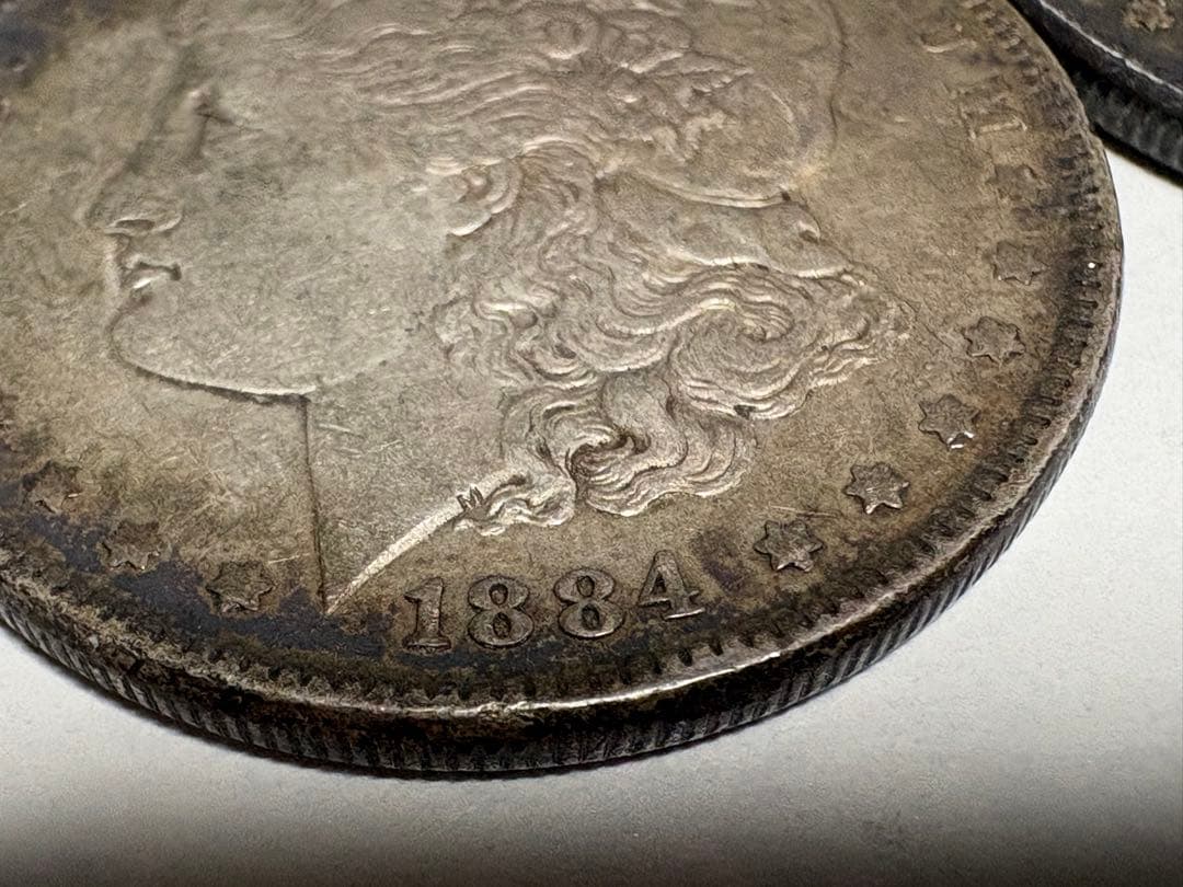 イドレ！希少　アメリカ　モルガンダラー　1ドル銀貨　1882年のみ