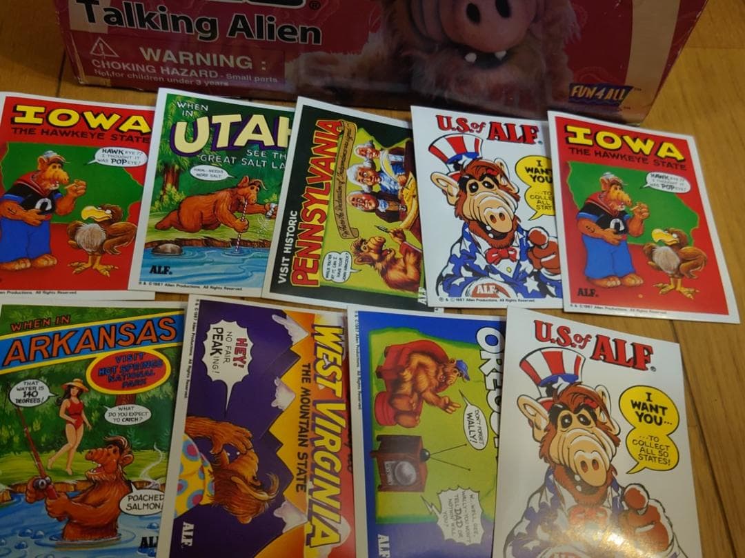 ALF トーキングエイリアン ぬいぐるみ　カード付