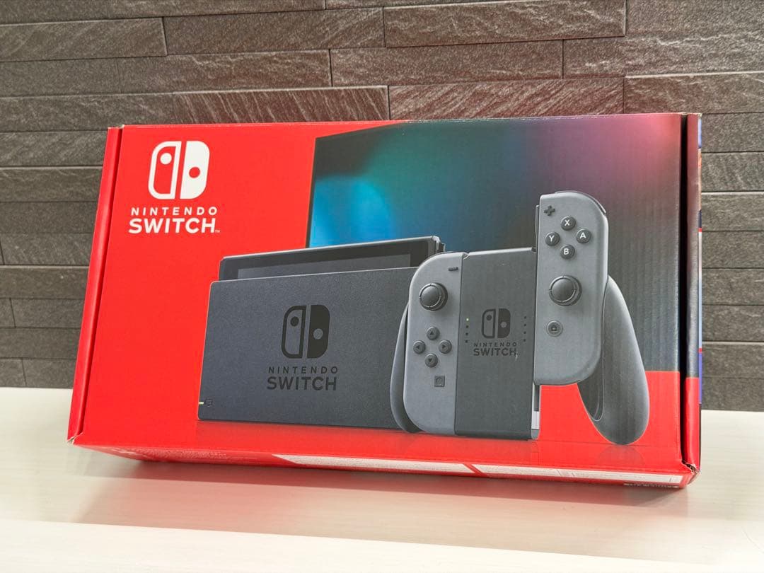 Switch 本体　グレー　動作確認済み　付属品有り